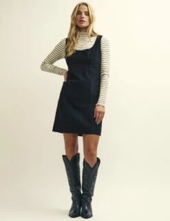 Black Cord Valentina Mini Dress