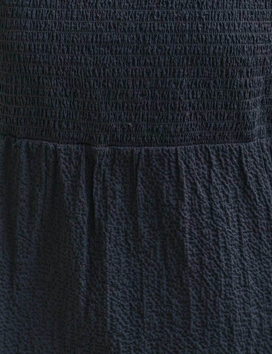 Black Kelsie Mini Smock Dress 6 Black Kelsie Mini Smock Dress - Image 4