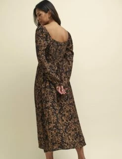 Leopard Print Abby Midi Dress -UK Clothing Sales d232239brn 0249