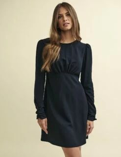 Black Long Sleeve Sienna Mini Dress