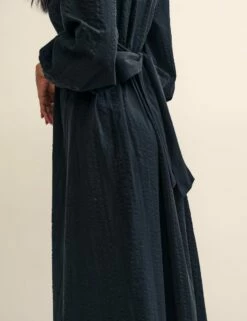 Black Martha Wrap Midi Dress -UK Clothing Sales d232436blk detail 2