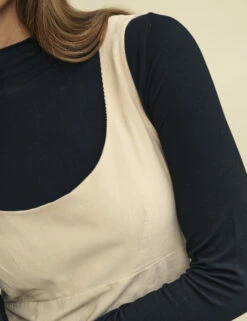 Stone Cord Valentina Mini Dress -UK Clothing Sales d232540stn dt