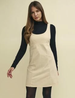 Stone Cord Valentina Mini Dress -UK Clothing Sales d232540stn sd