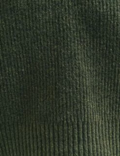 Khaki Green V-Neck Knitted Jumper -UK Clothing Sales k231346grn 0227