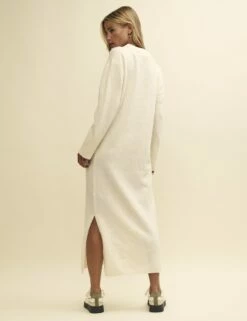 Cream Oversized Knitted Maxi Dress 9 Cream Oversized Knitted Maxi Dress -UK Clothing Sales k232223crm 0450