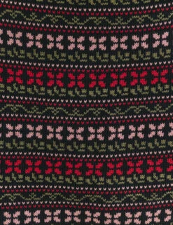 Pink And Red Jacquard Knitted Mini Skirt -UK Clothing Sales k232225mlt dt