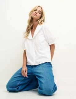 White Emmie Blouse -UK Clothing Sales t231668wht sd 1